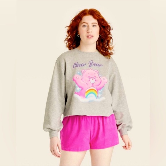 Care Bears Cropped Sweatshirt - Picture 1 of 9